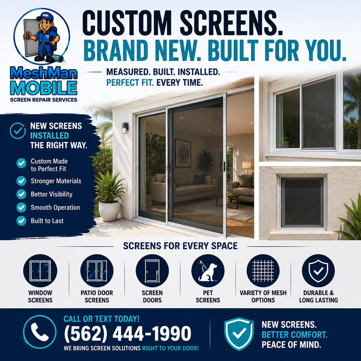 MeshMan Mobile — screen repair you can count on